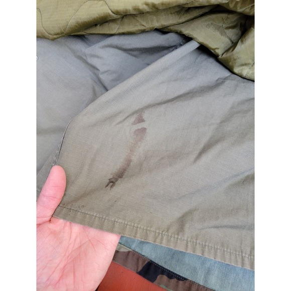 Vintage LAKEVIEW SPORTSWEAR Military CAMO Field Jacket Men's XL Insulated - Picture 10 of 16